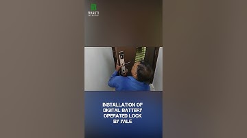 #shorts Yale Battery-Operated Digital Lock Installation Guide