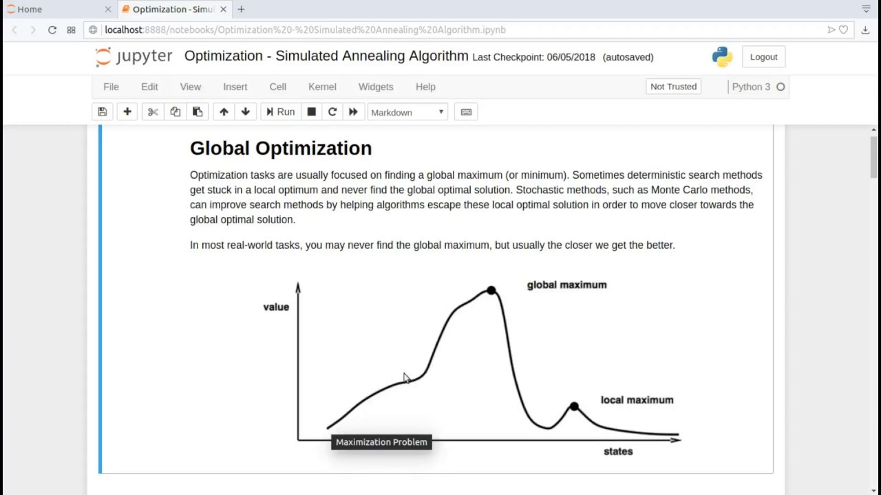 Simulated Annealing With Python YouTube