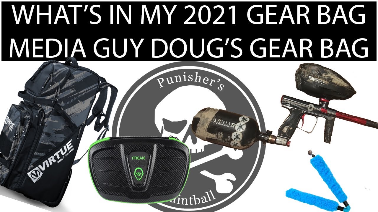 WHAT'S IN MY 2021 PAINTBALL GEAR BAG?! / Media Guy Doug's Paintball
