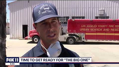 Dr Victor Waters Talks Face Masks in this Story about  Earthquake Preparation on Fox 11