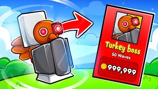 I FINALLY DEFEATED the TURKEY BOSS in Toilet Tower Defense