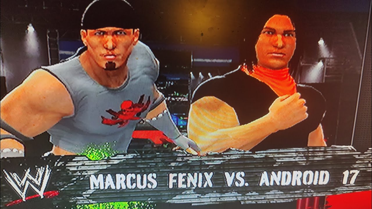 Marcus Fenix vs Android 17 singles match (lone wolf wrestling WWE2k14 ...