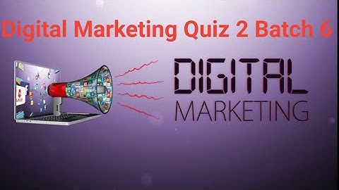 digi skills digital marketing quiz 2 batch 6