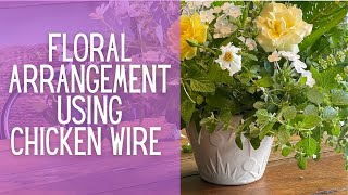 Eco-Friendly Floral Design: Using Chicken Wire Instead of Floral
