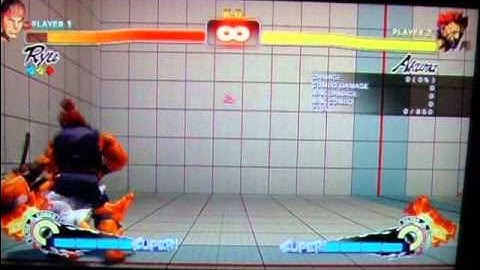Akuma SSFIV Unblockable Setup vs Ryu/Ken/Makoto