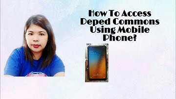 How to Access Deped Commons Using Mobile Phone?
