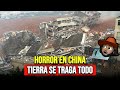 Horror en China  Mira como un gigantesco deslizamiento de tierra sepulta casas y deja decenas de des