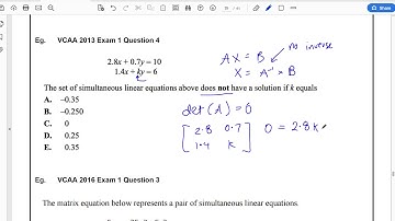 Simultaneous Equations - Exam questions