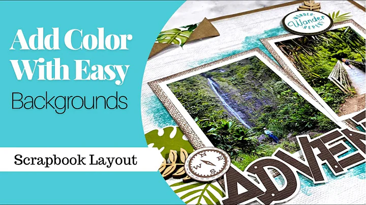 Swinking For Easy Backgrounds / Scrapbook Layout