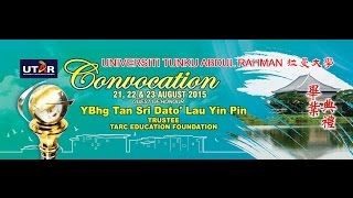 UTAR 2015 August Convocation Session 4 on 23 August 2015