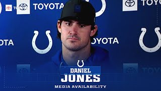 Daniel Jones Media Availability : Colts at Chiefs