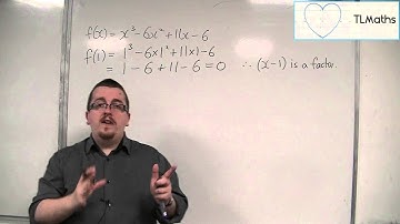 OCR MEI Core 1 7.13b Using the Factor Theorem and Polynomial Division Instead
