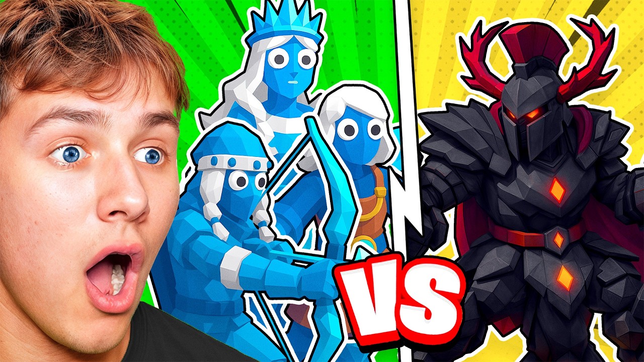 100 ICE WARRIORS vs GODS In TABS