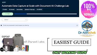 Automate Data Capture at Scale with Document AI: Challenge Lab #GSP367 #qwiklabsarcade2026