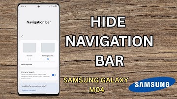 How To Hide Navigation Bar on Samsung Galaxy M04 in 2025 | Easy Step-by-Step Guide!