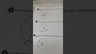 Year 6 Solving Problems Involving Angles in a Circle - help
