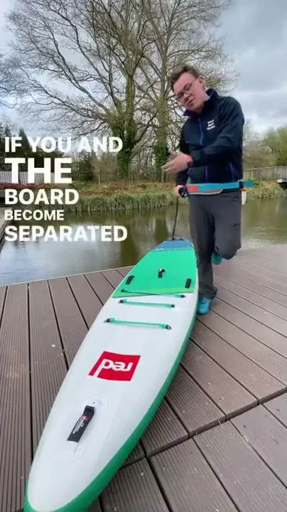 Are you using the safest SUP leash setup? 🤔