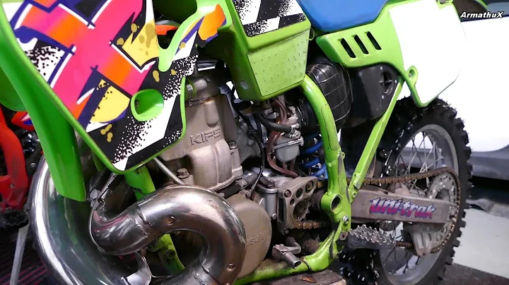 Kawasaki KX500 2-Stroke Snowy Xmas Coldstart (Raw Sounds)