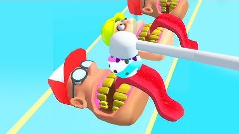 Teeth Runner-All levels Gameplay(Android,iOS)