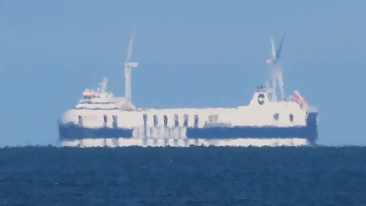 Fleetwood ferry on the way to Isle of Man: 30th August 2022