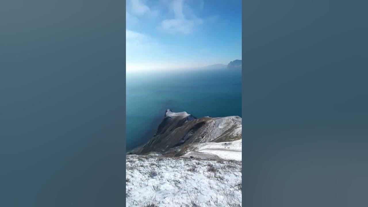 Гора Джан-Кутаран в снегу. Крым, Коктебель. #крым #красиво #отдых # ...