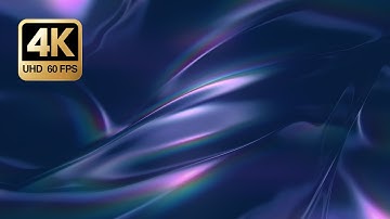 Liquid Chrome Waves - 4K/60FPS • Hypnotic Relaxing Loop (No Music, 3H)