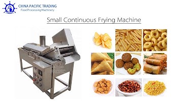 Chicken Nuggets Frying Machine|Automatic Continuous Frying Machine|Peanut Frying Machine