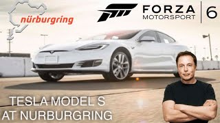 Forza 6: Tesla Model S at Nurburgring