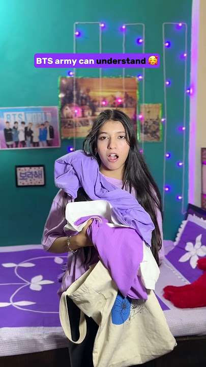 BTS army obsessed with purple 💜🥰💜 #viralshort #btasarmy #shortvideos