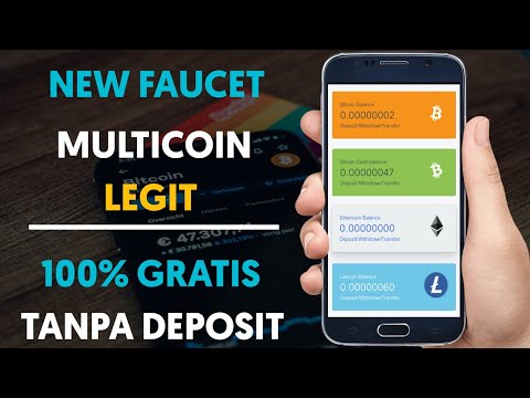 New Faucet Multicoin Legit - BTC, LTC, ETH, u0026 BCH Gratis Tanpa Deposit