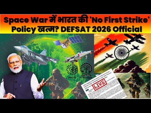 ISRO & IAF: Space War में भारत की No First Strike Policy खत्म? | DEFSAT 2026 Official Update DECODE