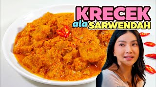 RECOOK KRECEK ALA SARWENDAH FAVORIT PAPIO GIORGIO  -- RESEP SAMBAL GORENG KRECEK