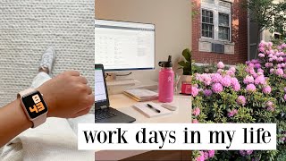 working a 9-5 corporate job | busy work days, life updates, pack with me & more by Jackeline Cabrera 9,512 views 1 year ago 16 minutes