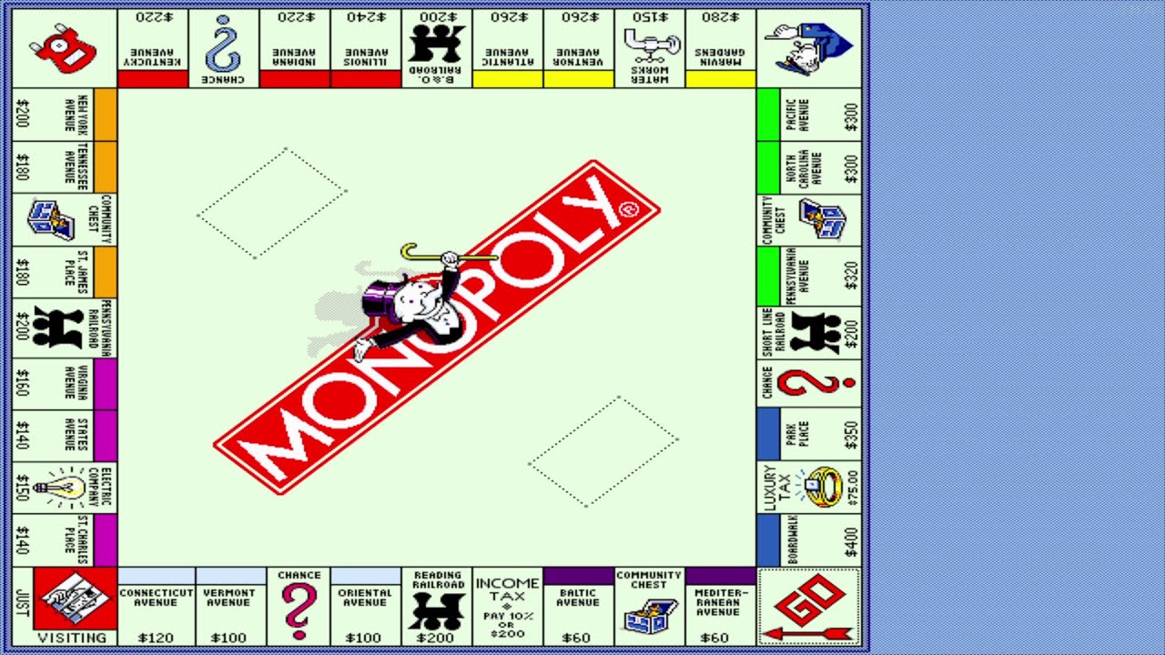 Monopoly (PC, 1995) Playthrough - NintendoComplete 