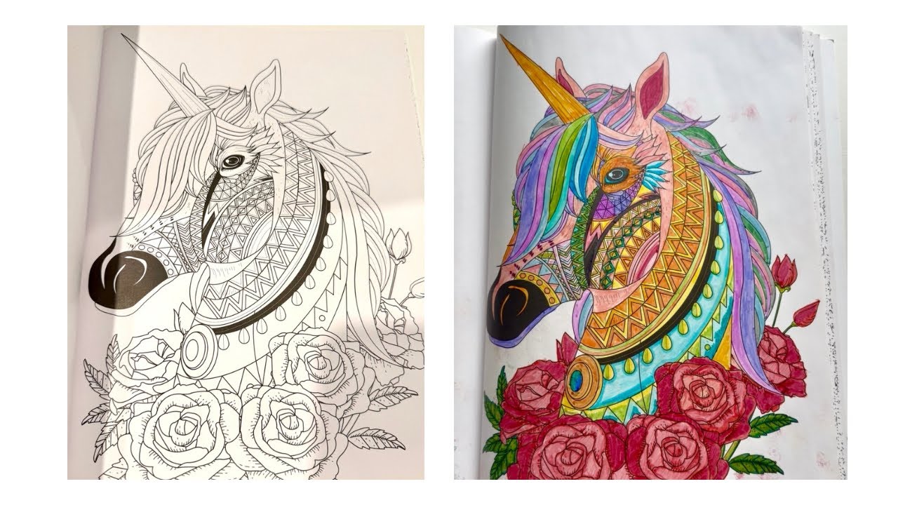 ✨ Unicorn Colouring ASMR 🦄 | 1 Hour 40 Min Relaxing Marker Sounds | Cozy Premiere 8PM Tonight 🤍