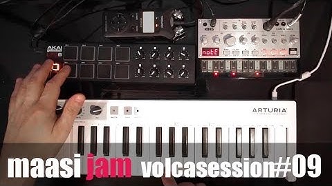 One volca jam - Ambient music with Ableton Looper, Korg Volca Bass and Eventide Blackhole Reverb