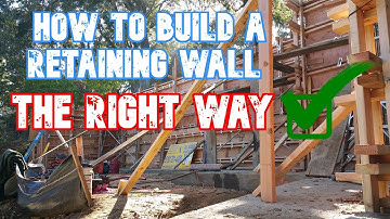 How To Build A Concrete Retaining Wall... All Access 510-804-4646