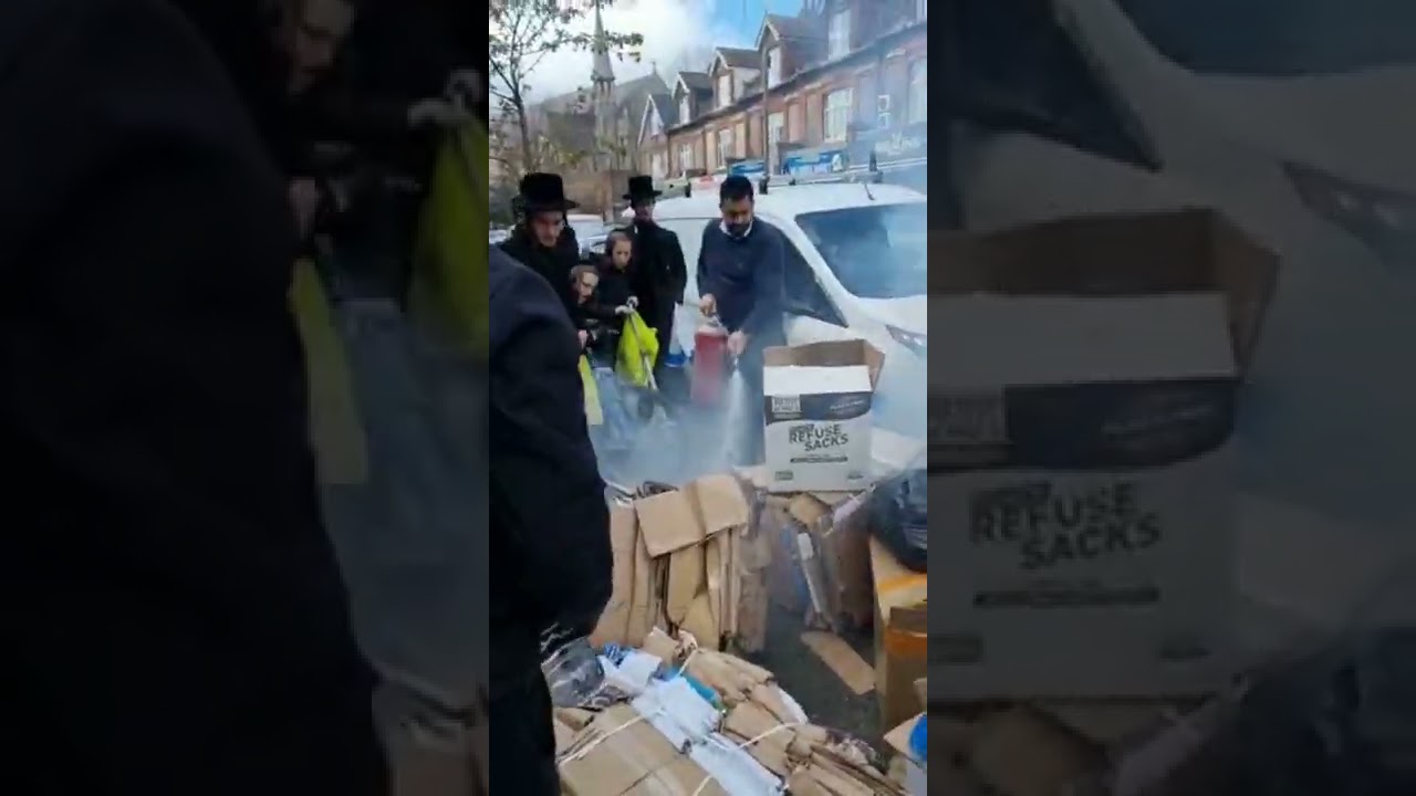 Rubbish lit on fire | Dunsmure Road