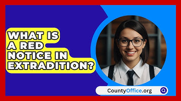 What Is A Red Notice In Extradition? - CountyOffice.org