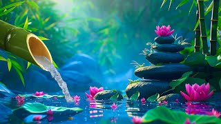 Relaxing Spa Music, Stop Overthinking, Reduces Stress, Nature Sounds, Bamboo Water Sounds