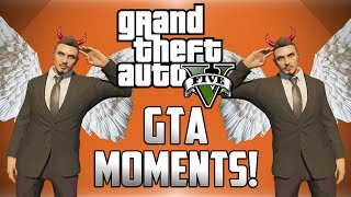 Funny Online GTA 5 Moments! - Extreme Lawnmowers, The Party Train and Insane Glitches!