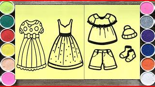 Sand Painting Princess Dress And Summer Clothes chim Xinh Channel
