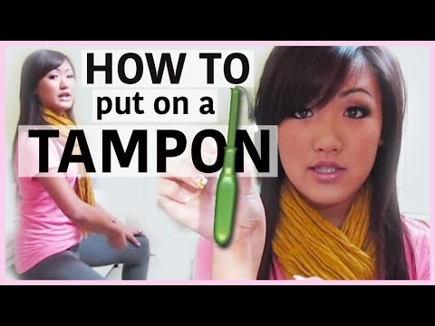 How to put on a tampon :D