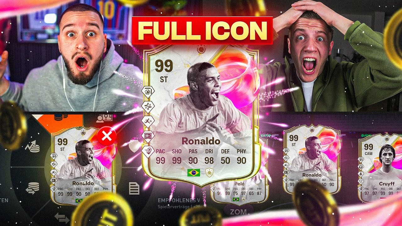 99 RATING FUTTIES FULL ICON SQUAD BUILDER BATTLE ENDET VERRÜCKT... 😱😱