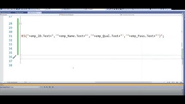 Insert Data into database WPF C#   Part 2