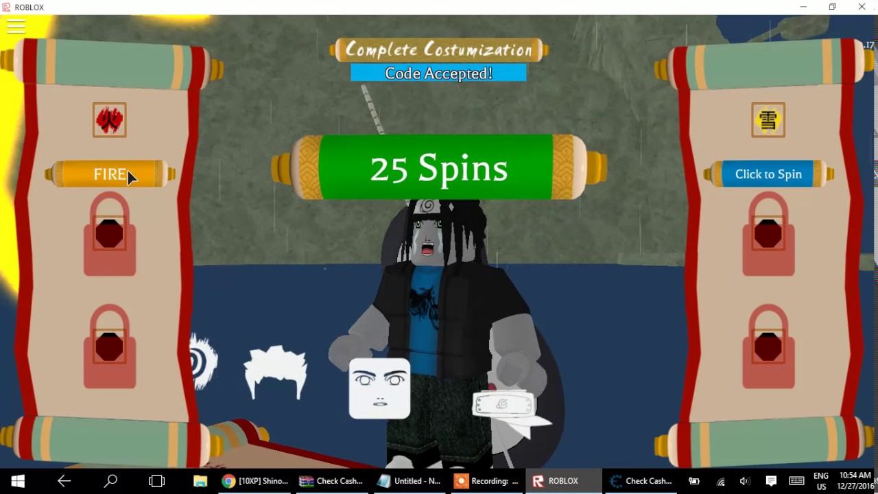 ROBLOX SHINOBI LIFE:Infinite Spins hack!!!!! - 