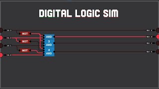 Digital Logic Sim - Only the highest value passes through #digitallogic