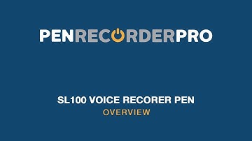 SL100 Voice Recorder Pen | Voice Activated Spy Hidden Audio Recording Device