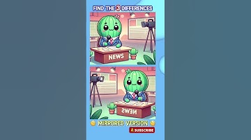 Spot the Difference | Mirrored image version | Find The 3 differences #shorts #shortsfeed   #quiz