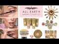 *ALL EARTH MINERAL COSMETICS* MAKEUP CRUELTY-FREE NATURAL VEGAN HIGHLIGHTER GREEN CLEAN REVIEW